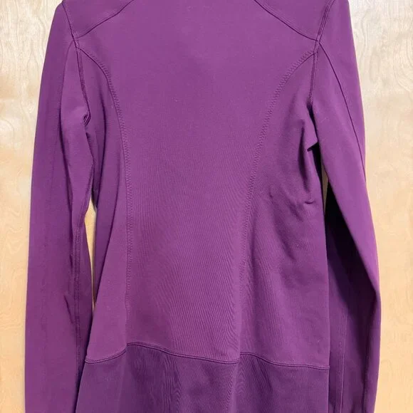Lululemon Nice Asana - Jacket Plum / Pow Stripe Raspberry Glo Light - Picture 4 of 5